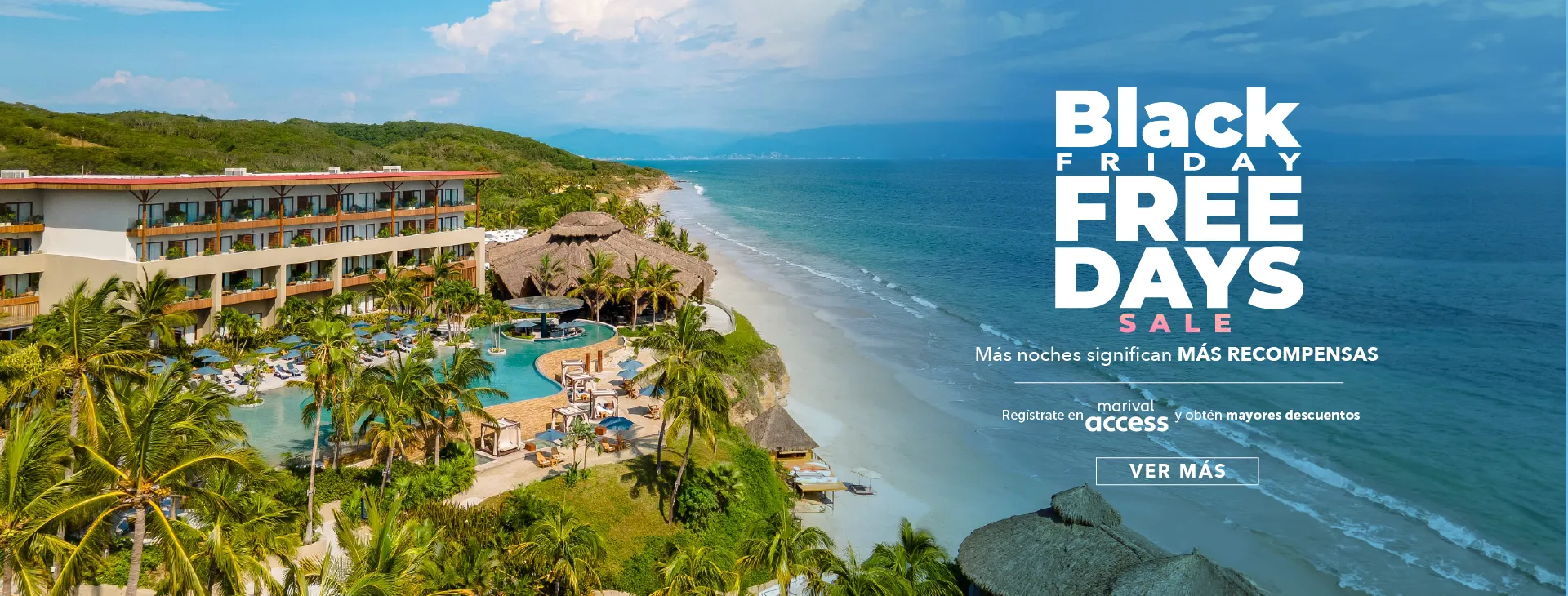 Venta Black Friday en Marival Resorts